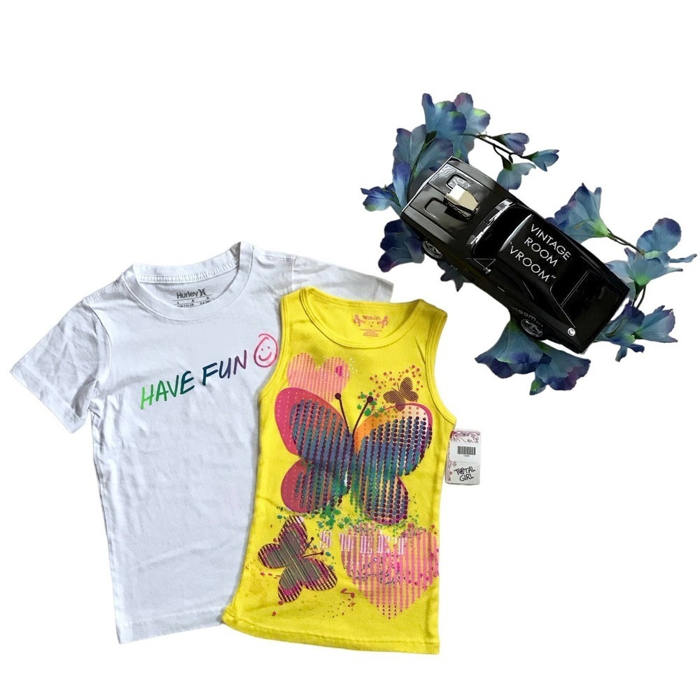 Hurley and Total Girl NWT Tops Bundle Girls 6